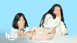 Kids Try Every Part of a Pig | Kids Try | HiHo Kids