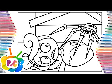 Mommy long legs coloring pages/ Poppy Playtime 2 prototype /Elektronomia - Sky High [NCS Release]
