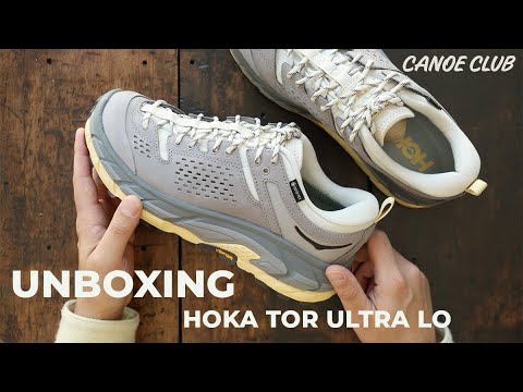 HOKA U Tor Ultra Lo in Oat Milk/Opal | Unboxing