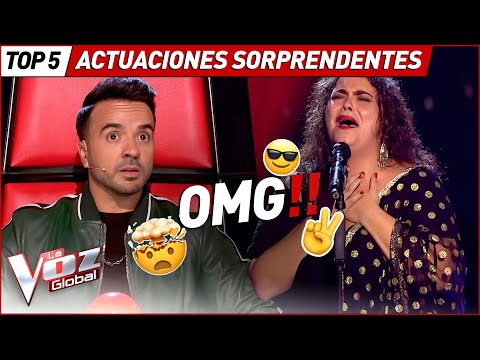 The most surprising Blind Auditions of La Voz