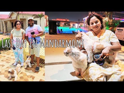 A memorable trip with friends and puppies ends | Last day of our Mandarmani trip with puppies Video