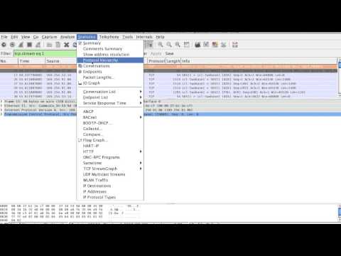 Comparing TCP Rate Variability with Wireshark