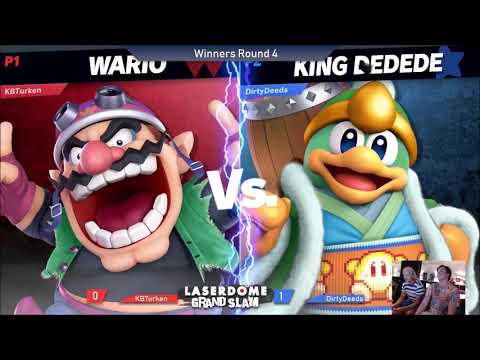 Laserdome GRAND SLAM - DirtyDeeds (King Dedede) - KBTurken (Wario) - Winners Round 4