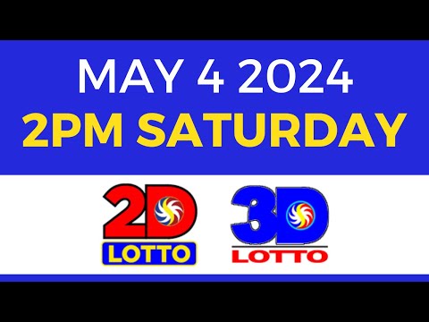 2pm Lotto Result Today May 4 2024 Complete Details