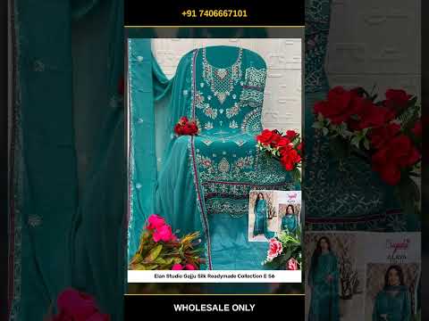 Elan Studio Gajju Silk Readymade Collection E 56 – product video thumbnail