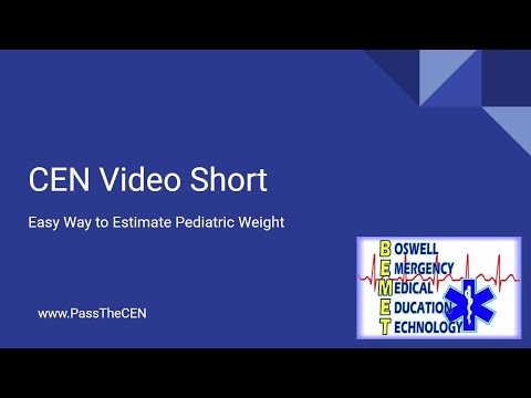 CEN Video Short   Peds Weight Easy Estimate