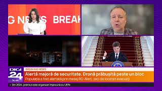 🟣 Alertă majoră: O dronă rusească a lovit un bloc din Galaţi (VI)