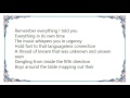 Indigo Girls - Everything in Its Own Time Lyrics