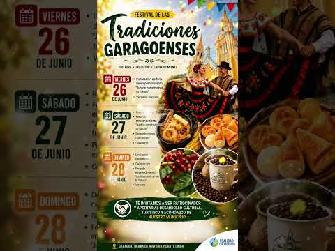 Festival de las Tradiciones Garagoenses. #colombia #viral #alcaldiagaragoa