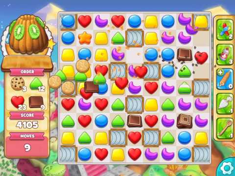 Cookie Jam Level 487 - 3 stars