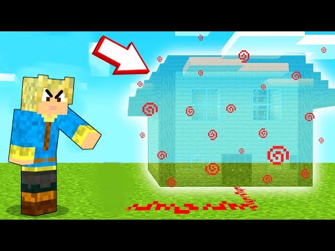 Usynligt Hus PRANK På Mikkel!! - Dansk Minecraft