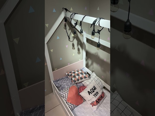 Cama Infantil Montessoriana Soninho Branco/Rosa - Panorama Móveis