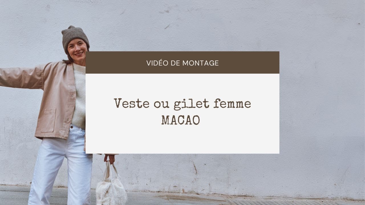 Patron veste et gilet MACAO - Calissone