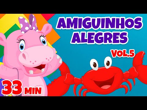 Amiguinhos Alegres Vol. 5 - Giramille 33 min | Desenho Animado Musical