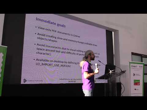 LibreOffice Conference 2018: PDFium for better PDF rendering and editing