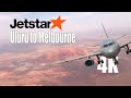 Flying Over Uluru Ayers Rock Jetstar Ayers Rock To Melbourne