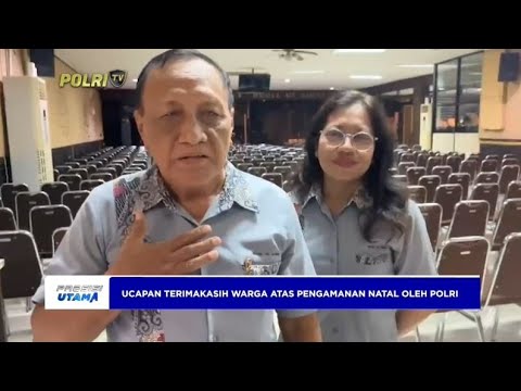 WARGA JATIM APRESIASI PENGAMANAN NATAL OLEH POLRI