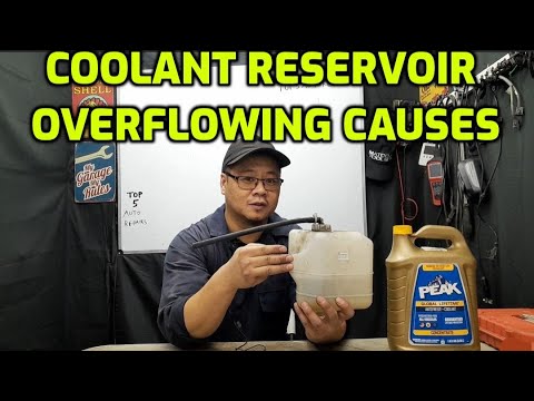 WHY COOLANT RESERVOIR TANK KEEPS OVERFLOWING (EXPANSION TANK FILLING UP)