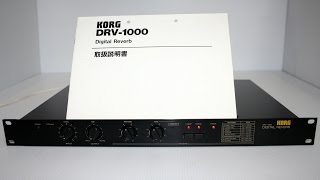 Korg DRV-1000 Digital Reverb - What To Know & Where To Buy
