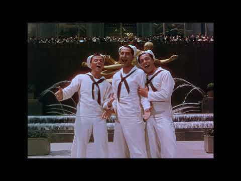 On The Town 1949 Gene Kelly Frank Sinatra Betty Garrett scene 1 remastered 4k