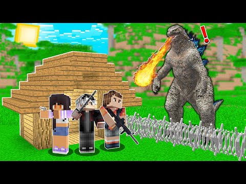 GÜVENLİ EV VS GODZİLLA! 😱 - Minecraft