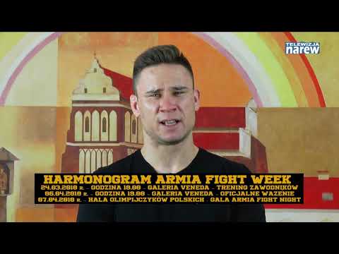 Zaproszenie na Armia Fight Night w Łomży 2018