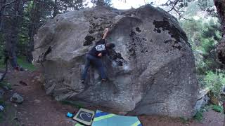 Video thumbnail of La vascargentina, 6a. Cavallers