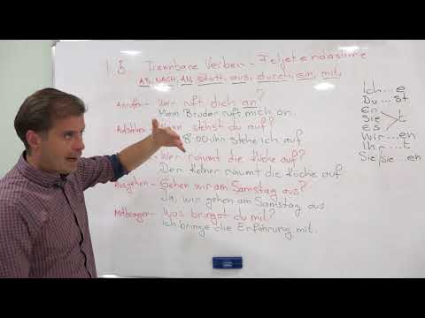 A1.5 Trennbareverben Foljet e ndashme