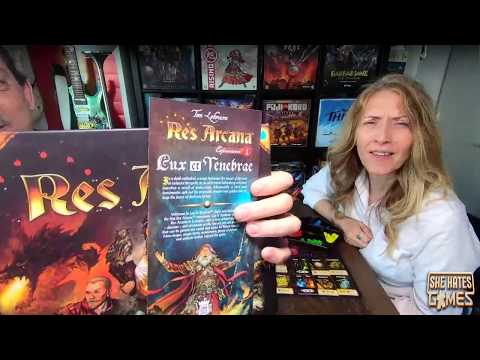Does She Hate "Res Arcana with Lux et Tenebrae Expansion"? | LIVE Playthrough and Review