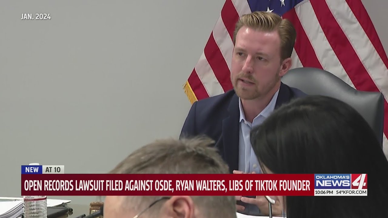 Open records lawsuit filed against OSDE, Ryan Walters, Libs of TikTok founder