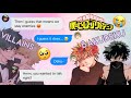 BAKUGO CAN T COPE Villain Deku Pt 2 BKDK MHA Texting Story