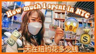 HOW MUCH I SPEND in a day as a tourist in NYC