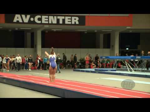 ALIEKSIEIEVA Daria (UKR) - 2015 Trampoline Worlds - Qualification TU Routine 1