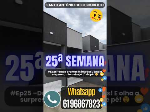 🏠 Duas prontas e limpas! E olha a surpresa: a terceira já tá de pé! 😲