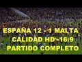 ESPAÑA – MALTA (12-1) | PARTIDO COMPLETO | 1983