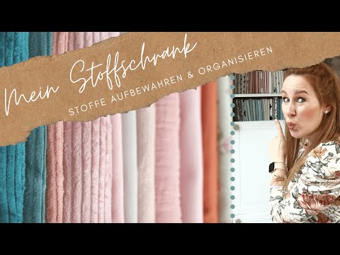🧵Stoffe aufbewahren & organisieren mit Comicboards // Stoffe falten // handmadebyanni