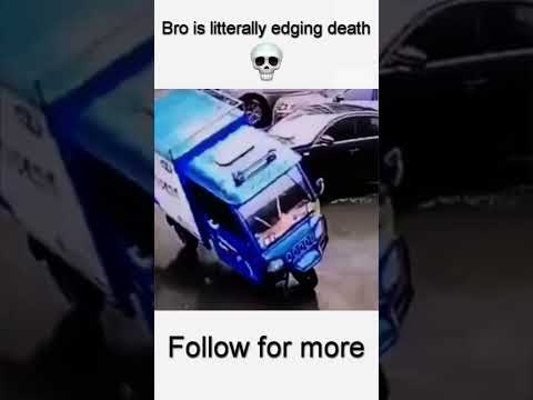 Super close call car crash 0.0000000000001% chance #funny #memesdaily #memes #brainrot