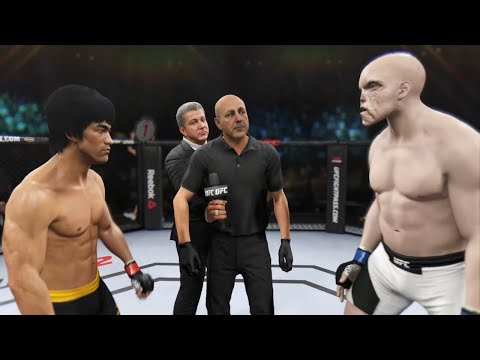 Bruce Lee vs. Alien Probe - EA Sports UFC 2 - Dragon Fights 🐉