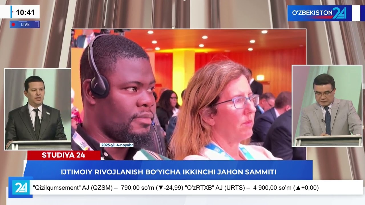 Studiya 24 | Ijtimoiy rivojlanish bo'yicha ikkinchi Jahon sammiti