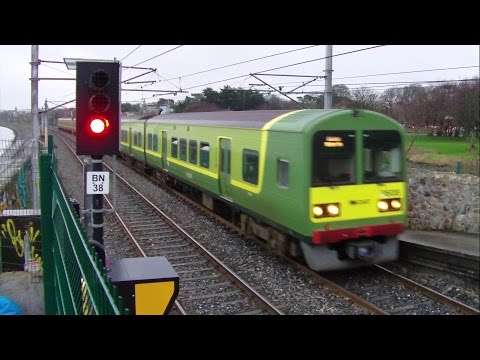 IE 8500 Class Dart Train number 8608 - Booterstown Station, Dublin