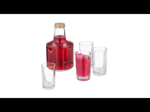 Wasserkaraffe Set mit Gläsern Wasserkaraffe Set mit Gläsern
