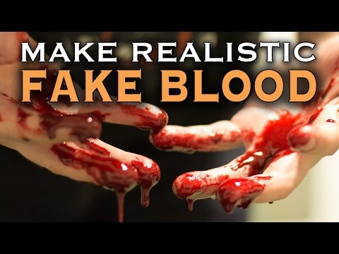 Make Realistic Fake Blood in 60 Seconds
