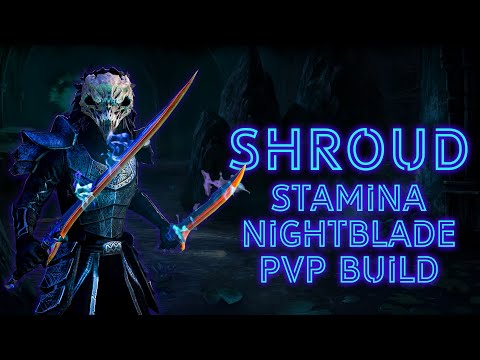 SHROUD - High Damage Stamina Nightblade PvP Build - The Elder Scrolls Online