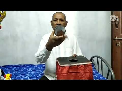 Glass vanishing tray magic trick and tutorial | Simple and amazing magic trick | @Bluehills magic