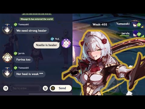 When a Toxic Noelle hater gets carried by Noelle in Coop