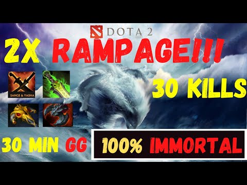 MIRACLE SMURF [Morphling] 2 TIMES RAMPAGE When 10K MMR Monster Unleashed Close Game Dota 2 30 KILLS
