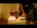 Emmett In His Diaper Box Race Car