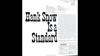 Hank Snow "The Tip of My Fingers" mono vinyl