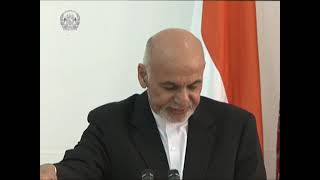 سخنرانی رئیس جمهوردر مراسم افتتاح بند سلما ( بند دوستی افغانستان و هند)