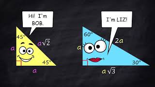 How Special Right Triangles Work | 45-45-90 and 30-60-90